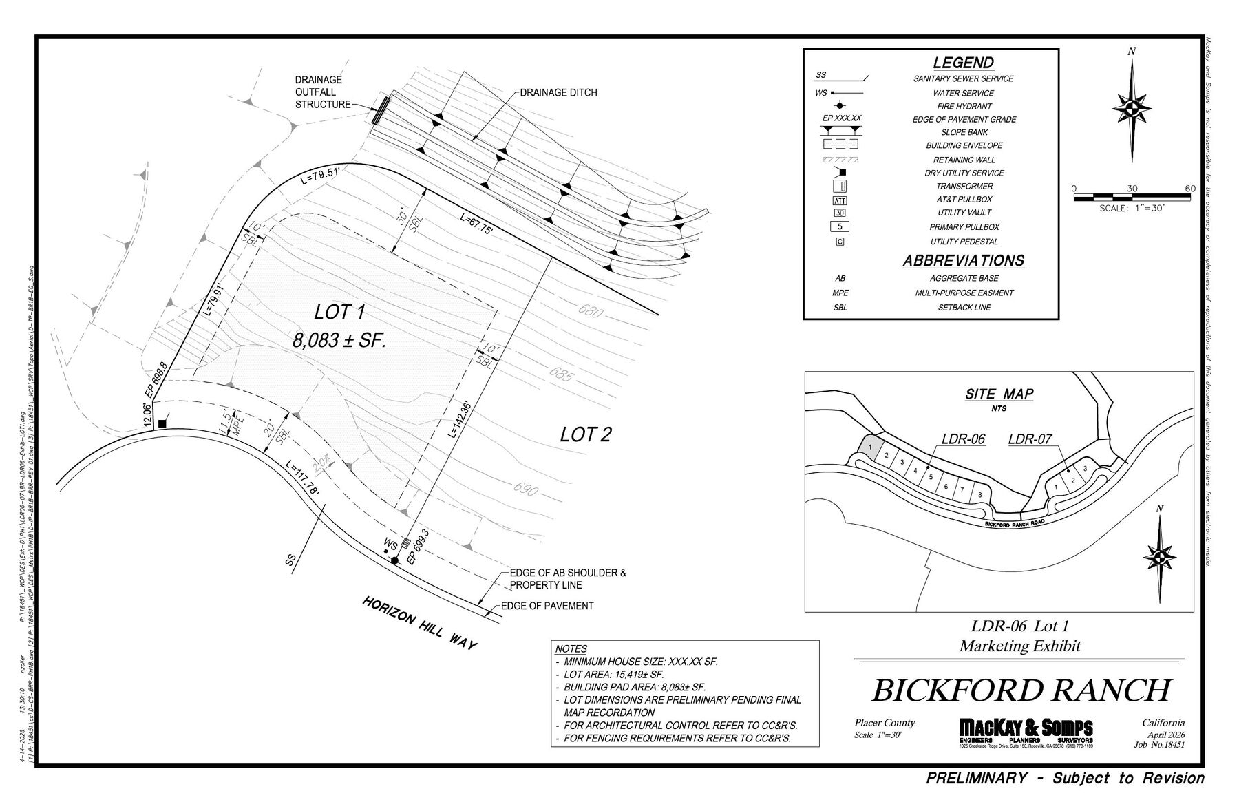 Homesite plan exhibit